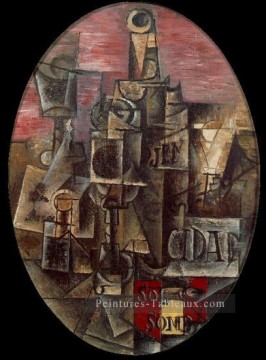  1912 Art - Nature morte espagnole 1912 cubiste
